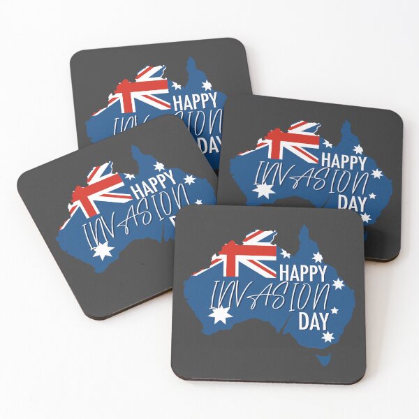 Item preview, Happy Invasion Day Australian Flag Australia designed and sold by everything4eva.