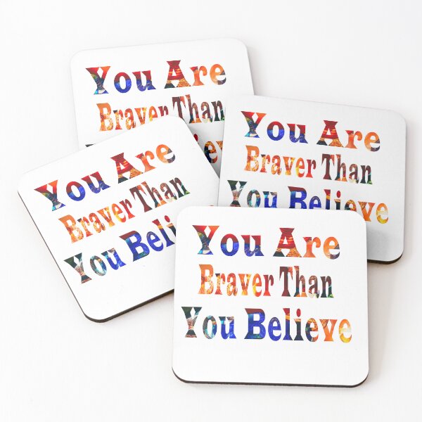 Item preview, Copy of You Are Braver Than You Believe - Motivational Quotes, Positives Quotes Classic T-Shirt designed and sold by yassinrd.