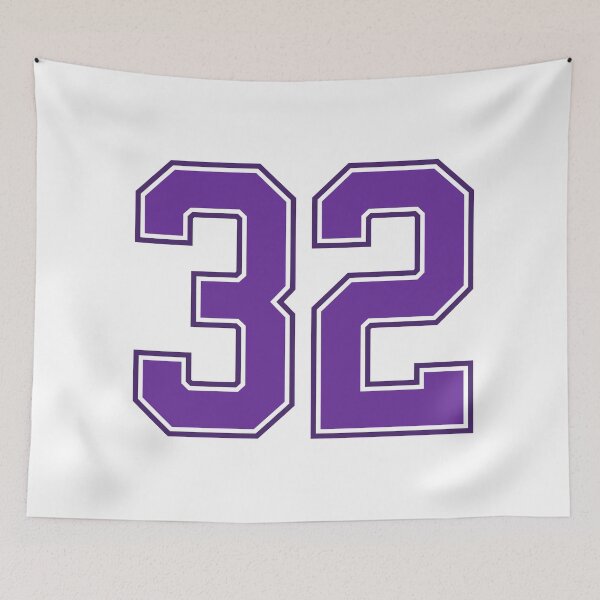 Item preview, Purple Number 32 lucky sports jersey thirty two designed and sold by HeavyStyle.