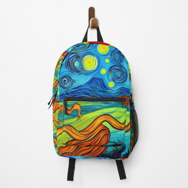 Item preview, Trippy Underwater World Abstract Rainbow Multi Color Painting designed and sold by theWeppen.