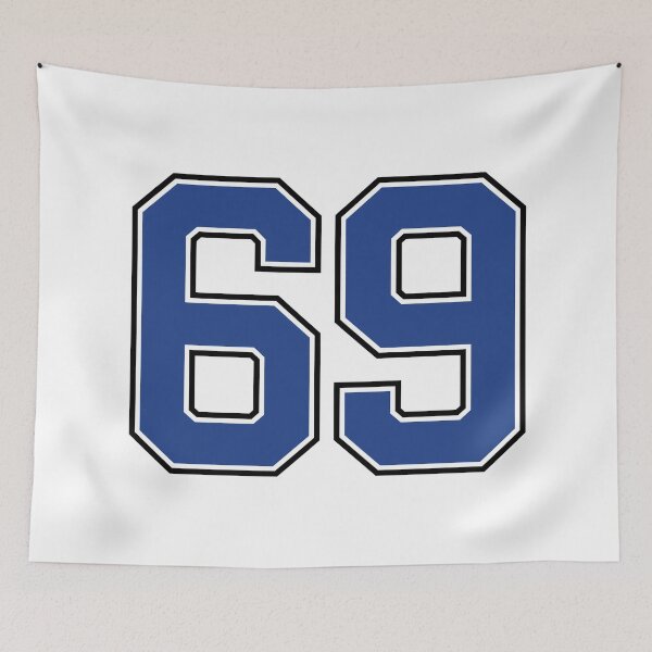 Item preview, Number 69 lucky sports jersey sixty nine designed and sold by HeavyStyle.