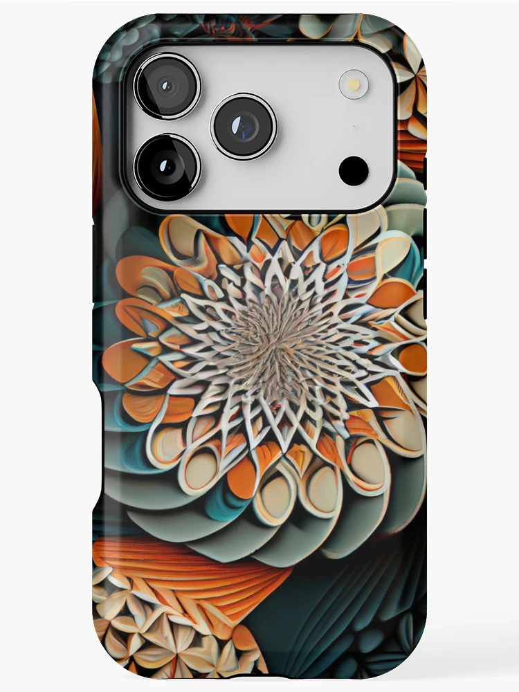 Thumbnail 1 of 4, iPhone Case, Complex Pattern Digital Painting designed and sold by CodeAndColors.