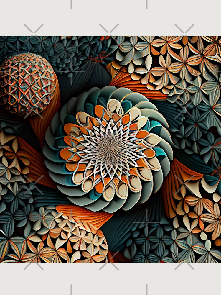 Thumbnail 6 von 6, Premium Oversized Pullover, Complex Pattern Digital Painting designt und verkauft von CodeAndColors.