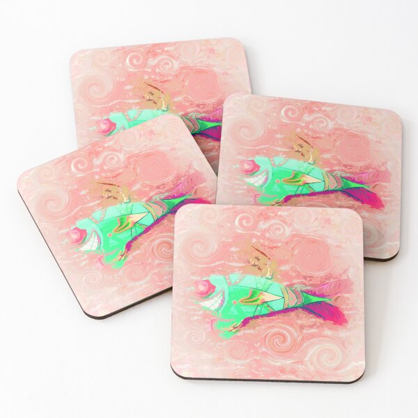 Item preview, Boho Fish Groovy Hippie Vibes Coastal Boho Style Art or Décor 2 of 2  designed and sold by Beachy.