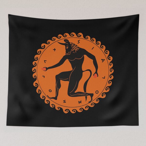 Item preview, The Minotaur designed and sold by archaeologyart.
