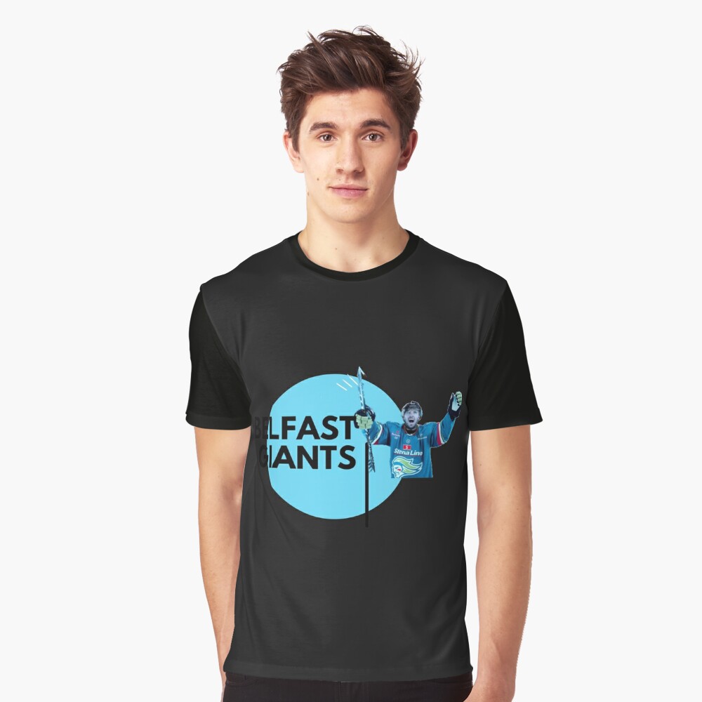 Belfast Giants Black on Black T-shirt