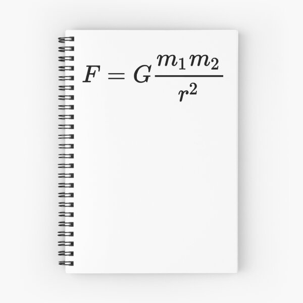 Item preview, Newton law of gravity, physics and science basics designed and sold by NoetherSym.