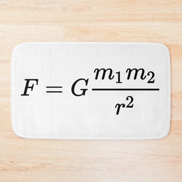 Item preview, Newton law of gravity, physics and science basics designed and sold by NoetherSym.