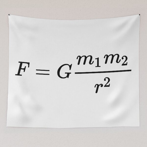 Item preview, Newton law of gravity, physics and science basics designed and sold by NoetherSym.
