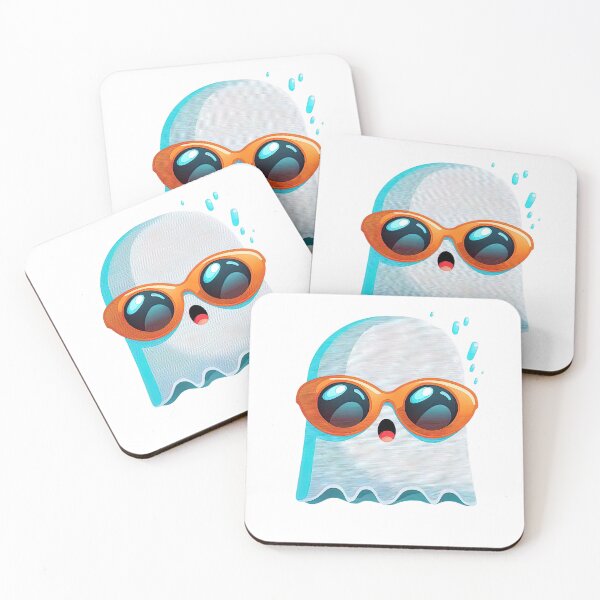 Item preview, Cool ghost with sunglasses designed and sold by Snazzmatazz.