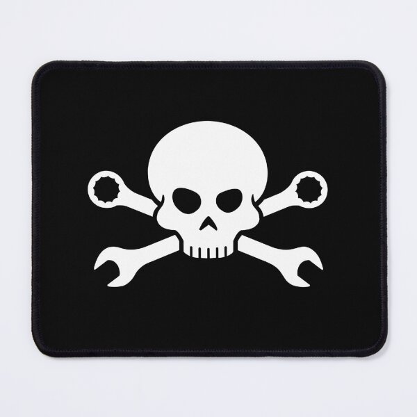 Item preview, Skull 'n' Tools - Screw Pirate 1 (white) designed and sold by VEB Ostladen.