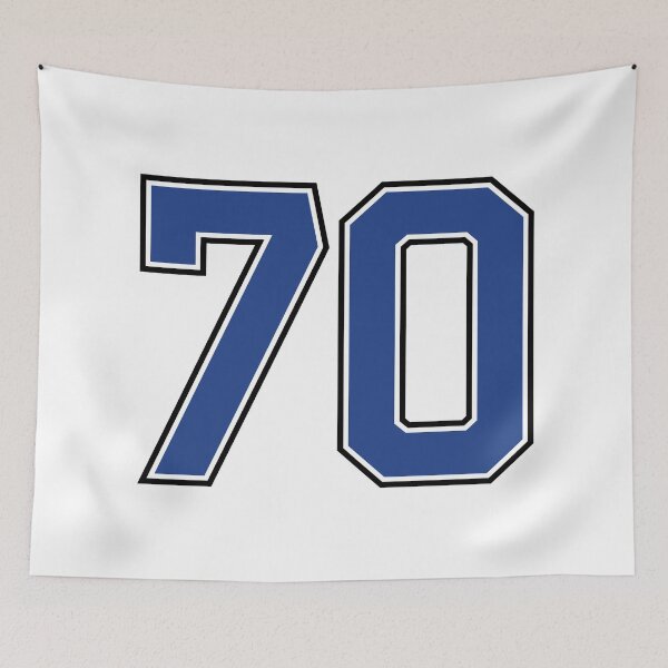 Item preview, Number 70 lucky sports jersey seventy designed and sold by HeavyStyle.
