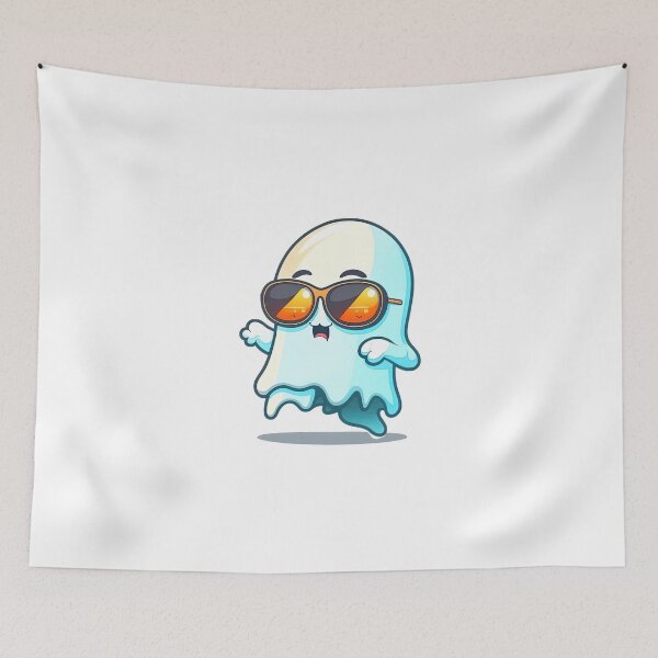 Item preview, Cool ghost with sunglasses designed and sold by Snazzmatazz.