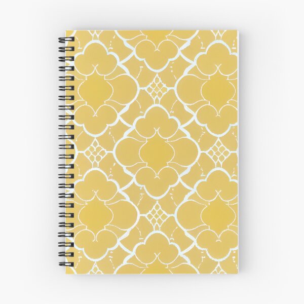Aperçu de l'œuvre Brilliant Yellow Pastel Moroccan Pattern Digital Painting créée et vendue par CodeAndColors.