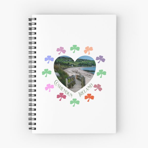 Item preview, Cushendun Ireland Colorful Shamrock Clock  designed and sold by EcoShag.