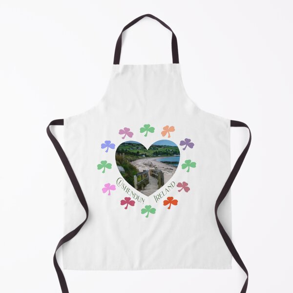 Item preview, Cushendun Ireland Colorful Shamrock Clock designed and sold by EcoShag.