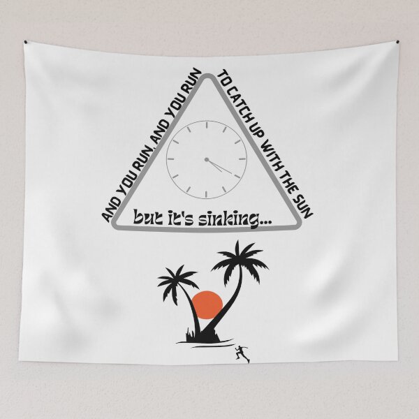Item preview, Pink Floyd Time song design designed and sold by abhiak1409.