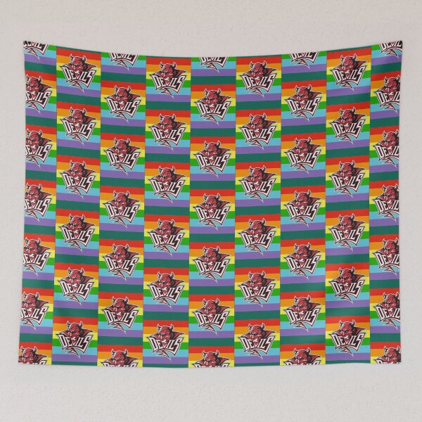 Item preview, devil with rainbow  designed and sold by EcoShag.