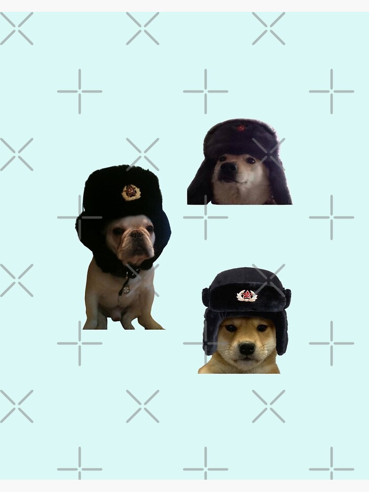 Communist Dog Soviet Meme | Art Board Print