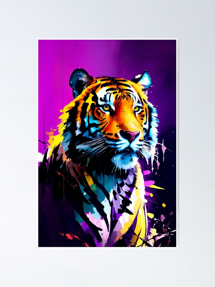 Bengal Tiger Poster Print / Infographic