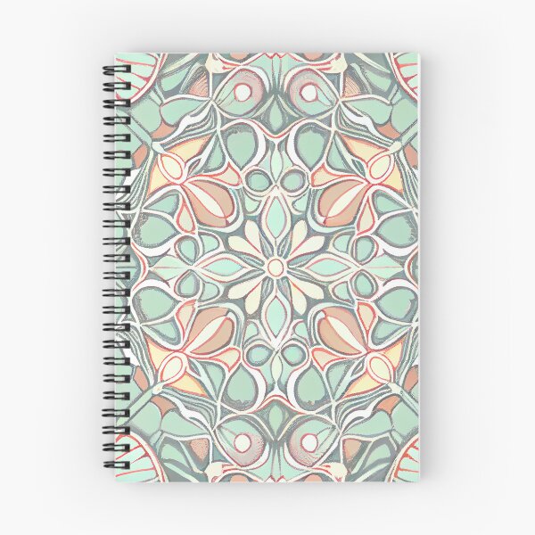 Item preview, Pastel Delicate New Mediterranean Pattern Digital Painting designed and sold by CodeAndColors.