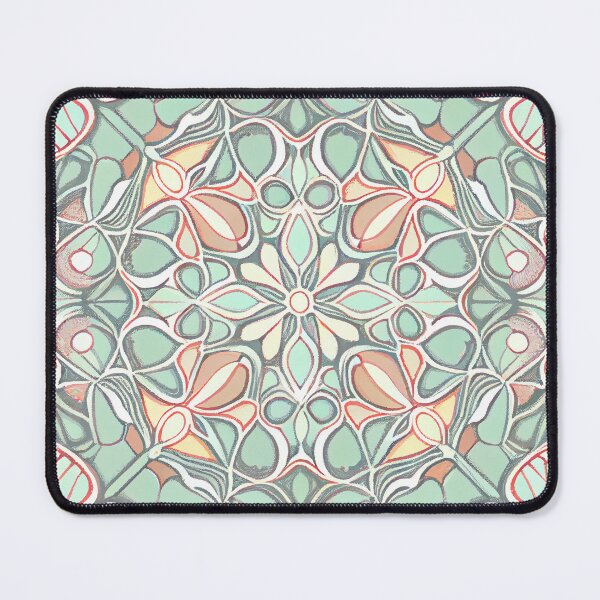 Item preview, Pastel Delicate New Mediterranean Pattern Digital Painting designed and sold by CodeAndColors.