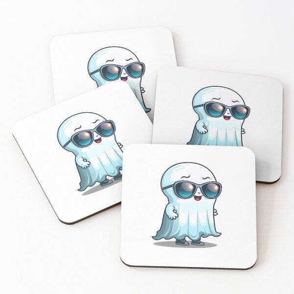 Item preview, Cool ghost with sunglasses designed and sold by Snazzmatazz.