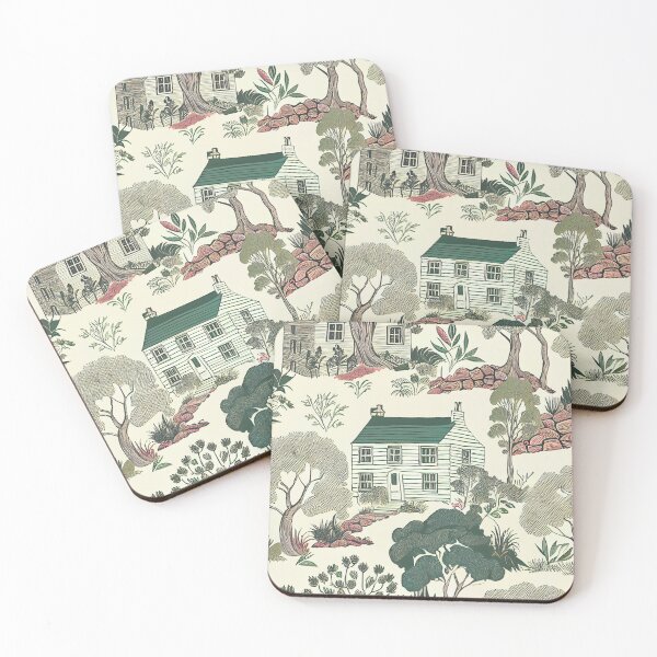 Item preview, Drawn English Countryside Chic Pattern Digital Painting designed and sold by CodeAndColors.