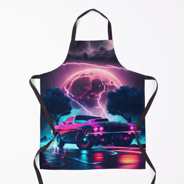 Item preview, Vaporwave Retro Neon Car designed and sold by ArtAT.