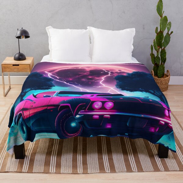 Item preview, Vaporwave Retro Neon Car designed and sold by ArtAT.