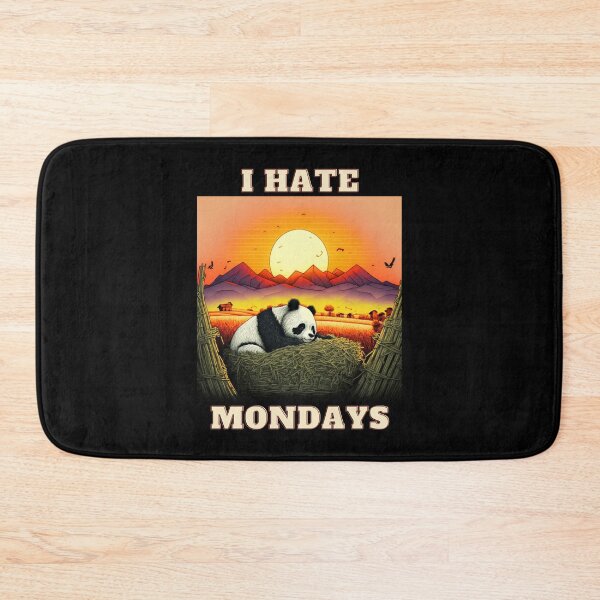 Item preview, New Panda-I Hate Mondays  designed and sold by letsgetinspired.