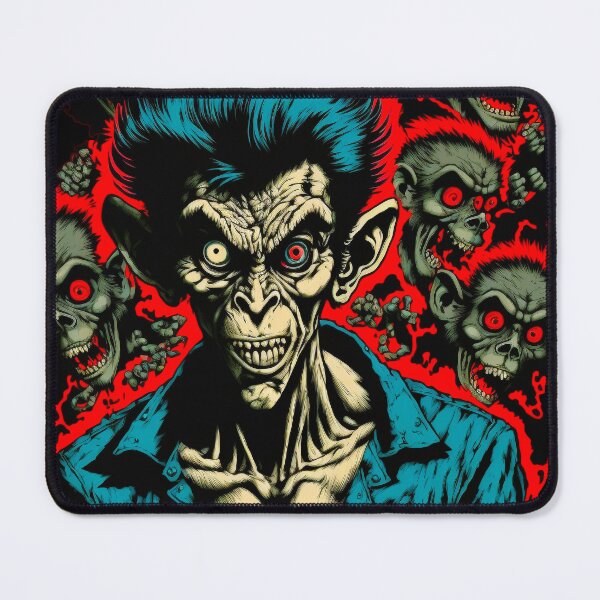 Item preview, Monkey Zombie 4 primate ape undead death designed and sold by popurbanart.