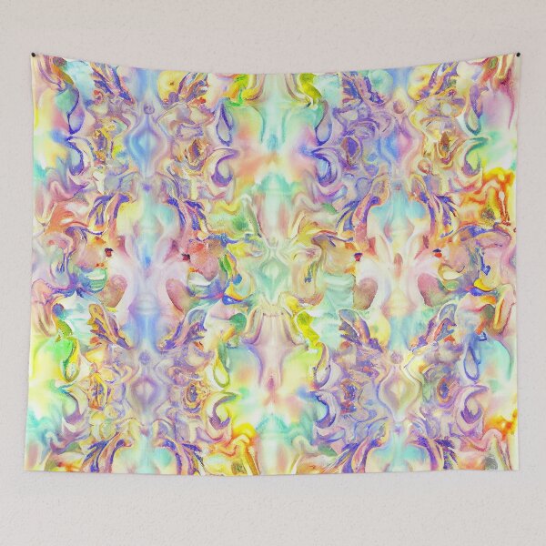 Item preview, Impressionist Dazzling Pastel Baroque Natural Pattern Digital Painting designed and sold by CodeAndColors.