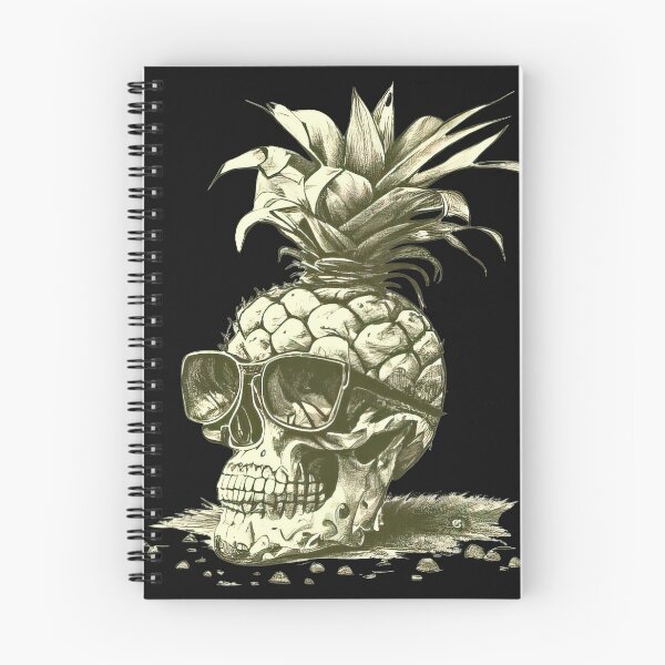 Item preview, Pineapple Skull with Sunglasses Funny Vintage Retro Summer designed and sold by CoyoteStudio.