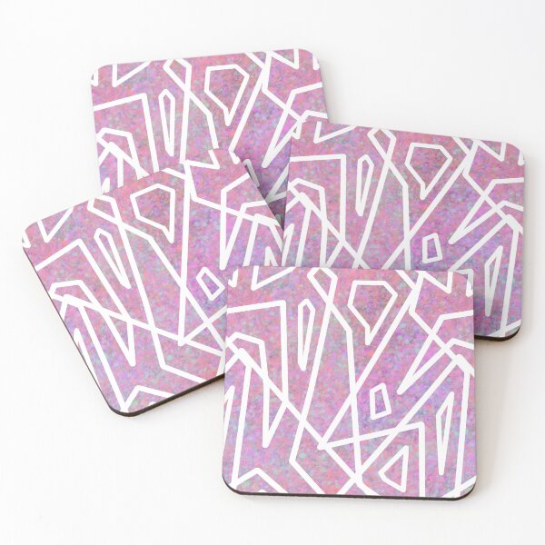 Item preview, Geometric Pink Pattern designed and sold by Glatti.
