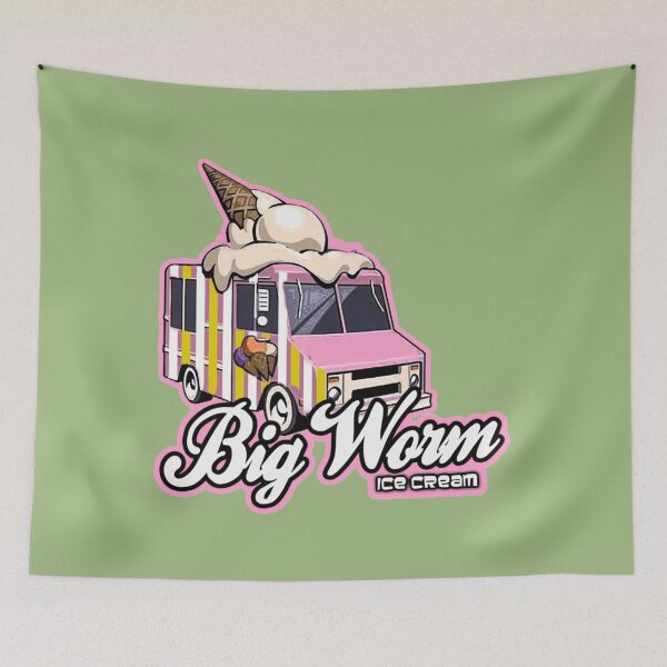 Item preview, Big Worm Ice cream designed and sold by ReubenWalsh.