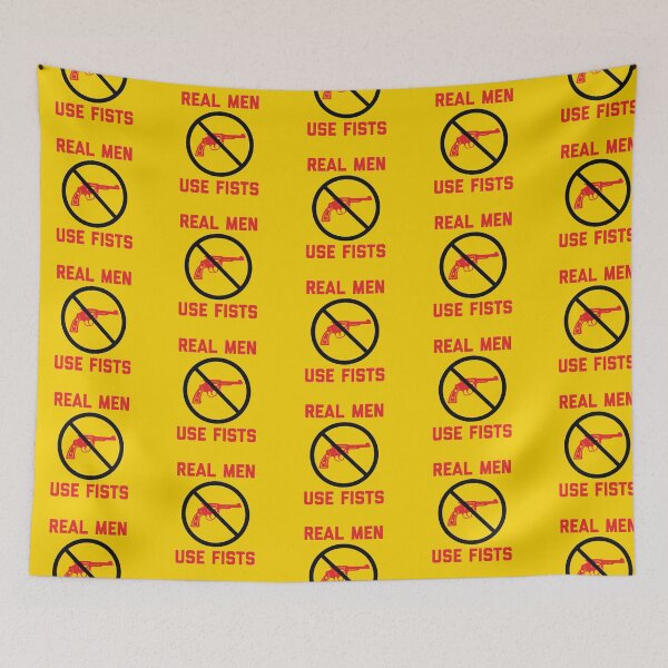 Item preview, Real Men Use Fists designed and sold by bouymakesart.
