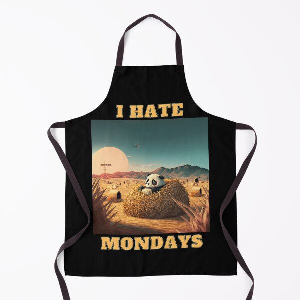Item preview, New Panda-I Hate Mondays designed and sold by letsgetinspired.