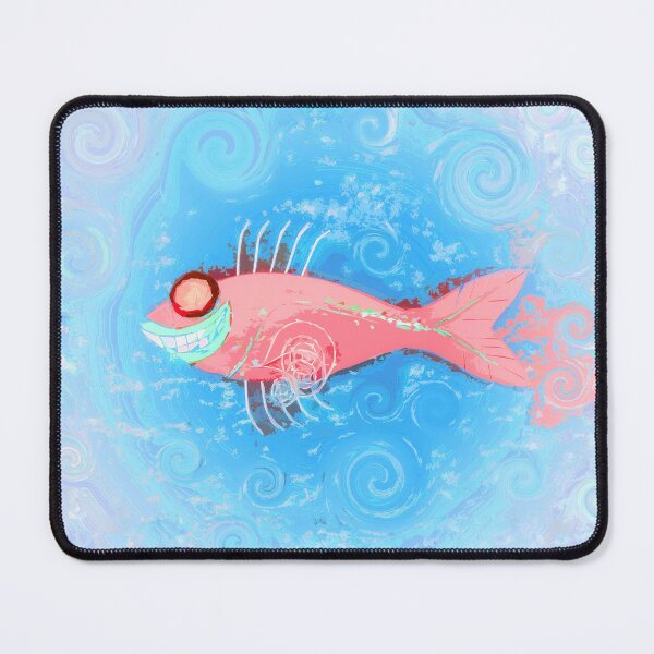Item preview, Bohemian Fish Groovy Hippie Vibes Coastal Boho Style Art or Décor 1 of 2 designed and sold by Beachy.
