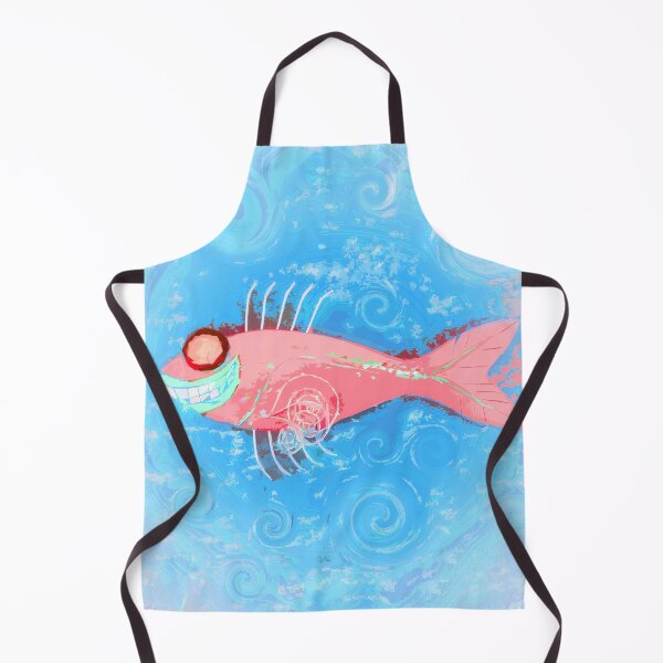 Item preview, Bohemian Fish Groovy Hippie Vibes Coastal Boho Style Art or Décor 1 of 2 designed and sold by Beachy.