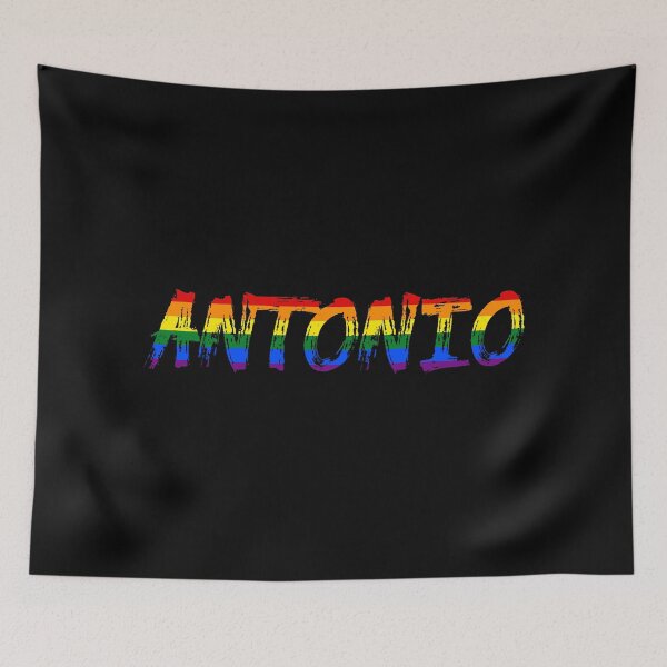 Item preview, Men rainbow name gay Antonio designed and sold by LoveIsColorful.