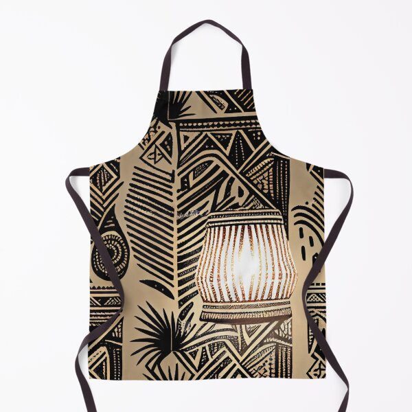 Item preview, Sketched Light African Pattern Digital Painting designed and sold by CodeAndColors.