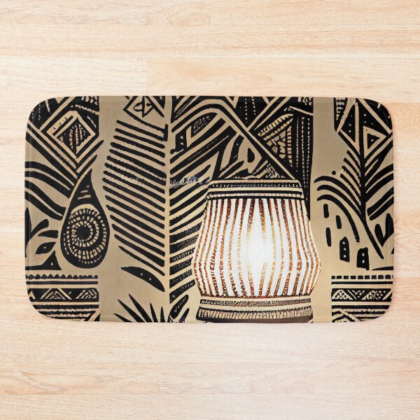 Item preview, Sketched Light African Pattern Digital Painting designed and sold by CodeAndColors.