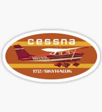 Cessna 172 Skyhawk USA Sticker