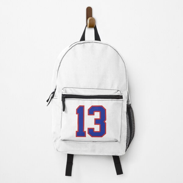 Item preview, Number 13 blue red sports jersey thirteen designed and sold by LoveIsColorful.