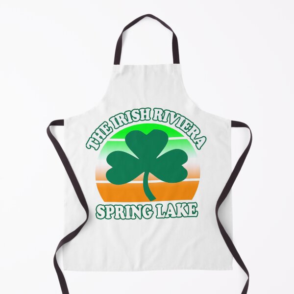 Item preview, Spring Lake The Irish Riviera Beach Funny Shamrock Retro designed and sold by funnytshirtemp.