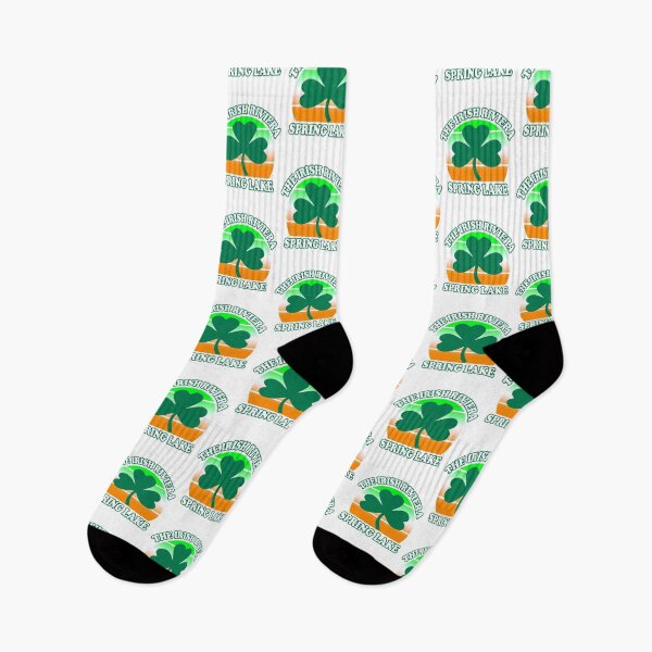 Item preview, Spring Lake The Irish Riviera Beach  Funny Shamrock Retro designed and sold by funnytshirtemp.