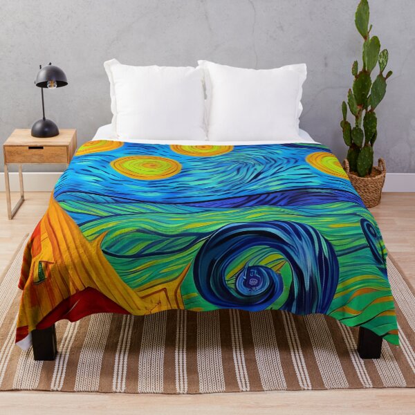 Item preview, Hallucinogenic Visions Abstract Rainbow Multi Color Painting designed and sold by theWeppen.