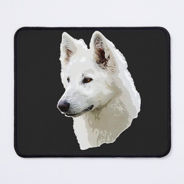 Item preview, White Swiss Shepherd Stunning White Dog designed and sold by ElegantCat.