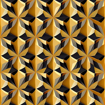 Imagen de la obra Angular Enchanted Minimalist Pattern Digital Painting de CodeAndColors